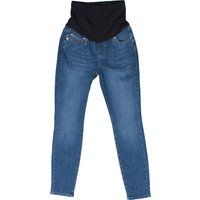 Schmal geschnittene Umstandsjeans mit Bauchband