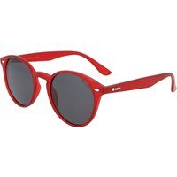 Runde Sonnenbrille mit blauen Gläsern
