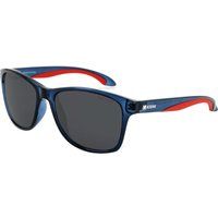 Sportliche blaue Sonnenbrille mit quadratischem Rahmen