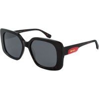 Übergroße geometrische Sonnenbrille
