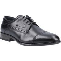 Pod Ralph Leder Herren Schwarze Oxford-Schuhe