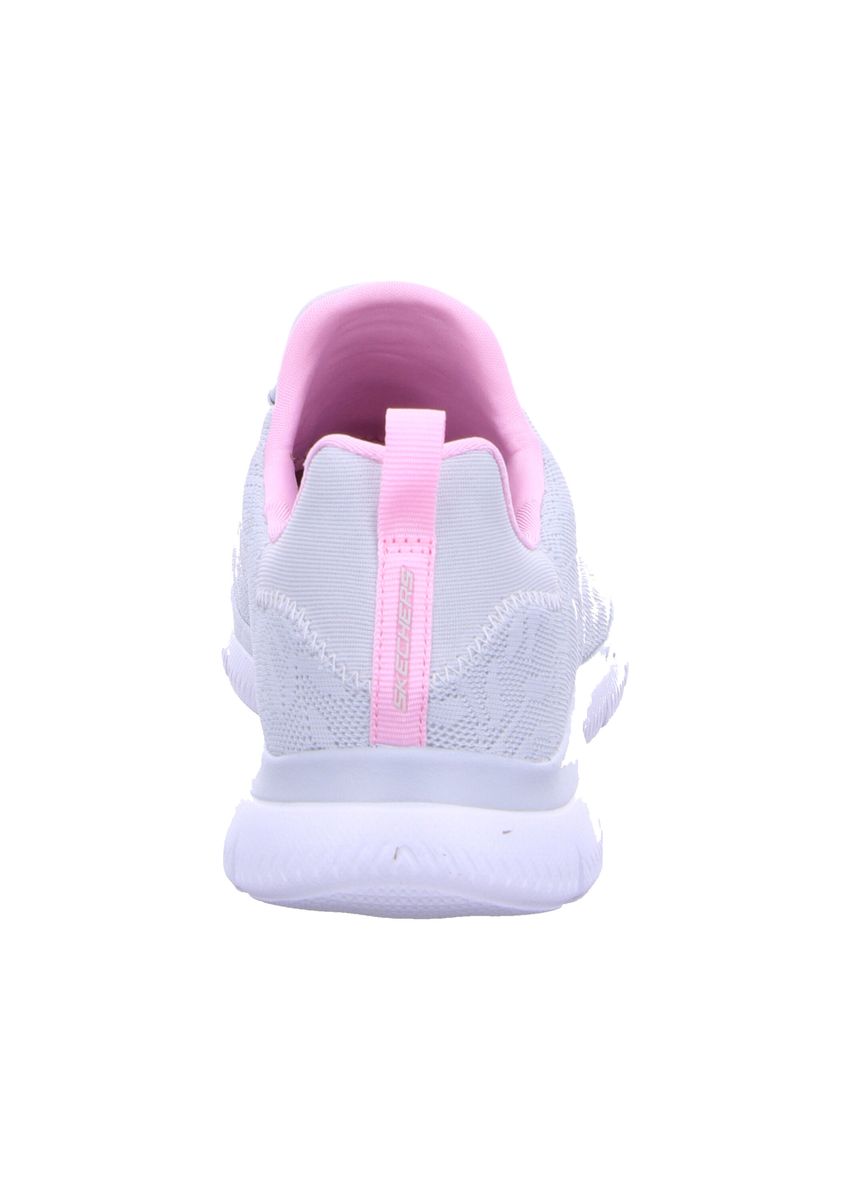 Damen Grau & Rosa Slip-On Sneaker