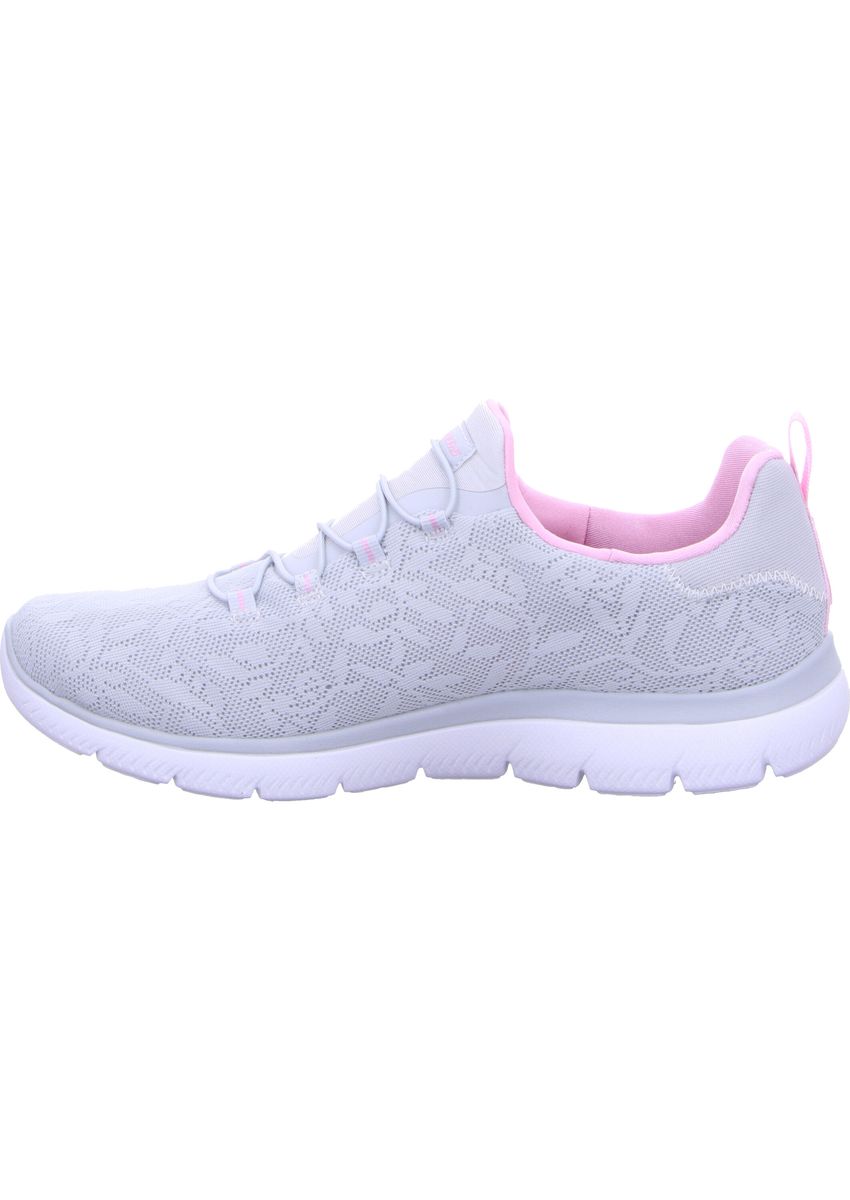 Damen Grau & Rosa Slip-On Sneaker