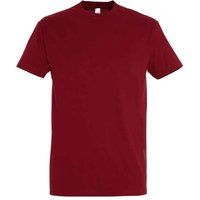Einfarbiges T-Shirt mit Rundhalsausschnitt