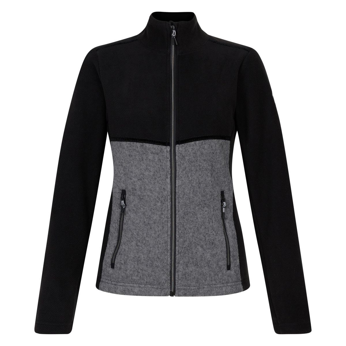 Dare 2B Thriving Fleecejacke für Damen (Schwarz/Anthrazit meliert)
