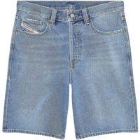 Normale Passform Denim Shorts