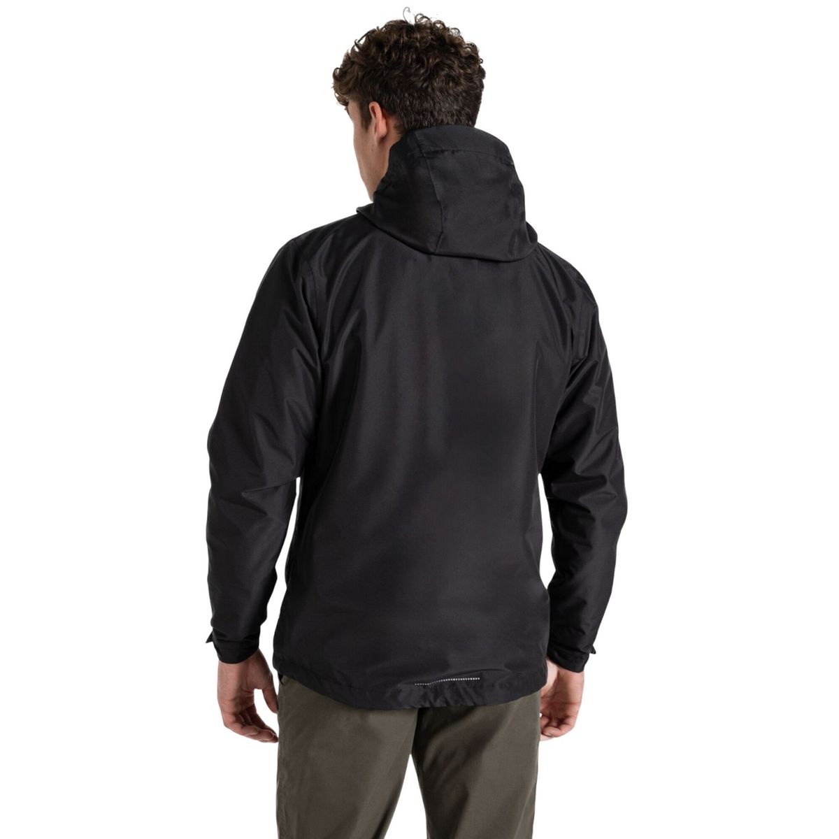 Wasserdichte technische Funktionsjacke mit Kapuze