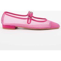 Mesh Mary Jane Ballerinas