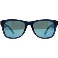 Blaue Rechteckige Rahmen Sonnenbrille