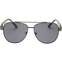 Aviator Sonnenbrille mit Gunmetal-Gestell