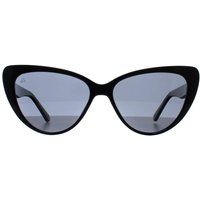 Cat-Eye Sonnenbrille in Schwarz und Grau