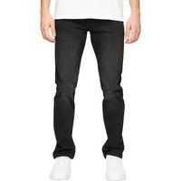 Crosshatch - "Svelte" Jeans für Herren (gewaschenes Schwarz)