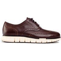 Klassischer Leder Wingtip Oxford Schuh