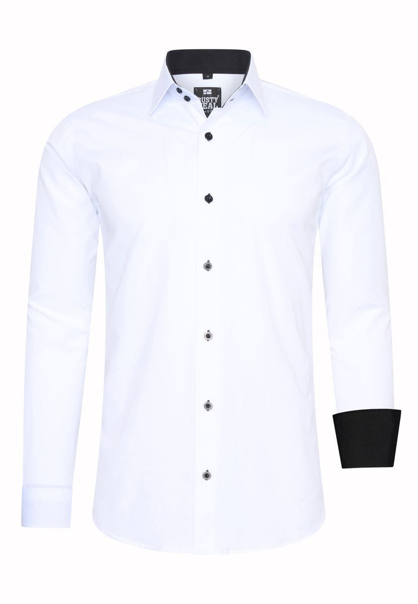 Klassisches weißes Slim Fit Hemd