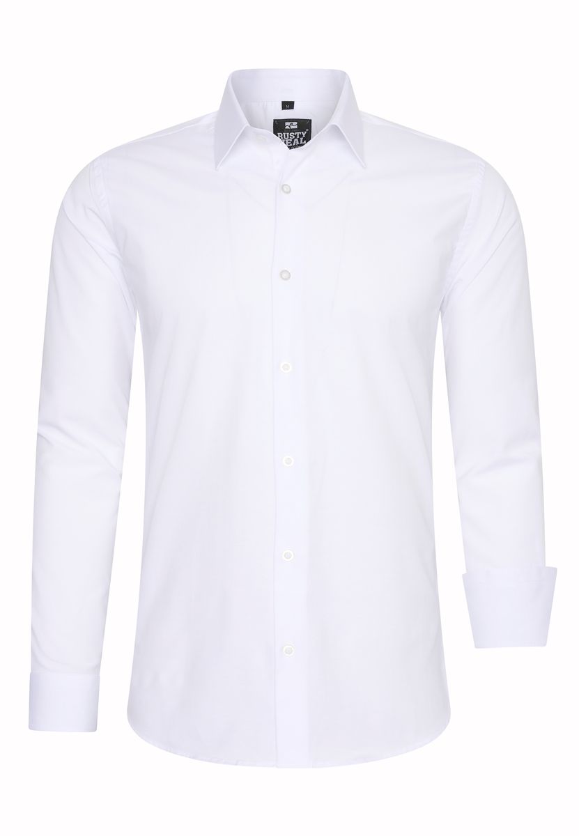 Klassisches weißes Slim Fit Hemd
