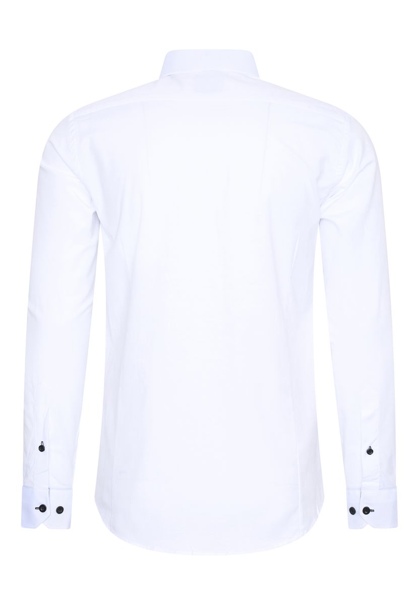 Slim-Fit-Hemd mit Kontrastdetails
