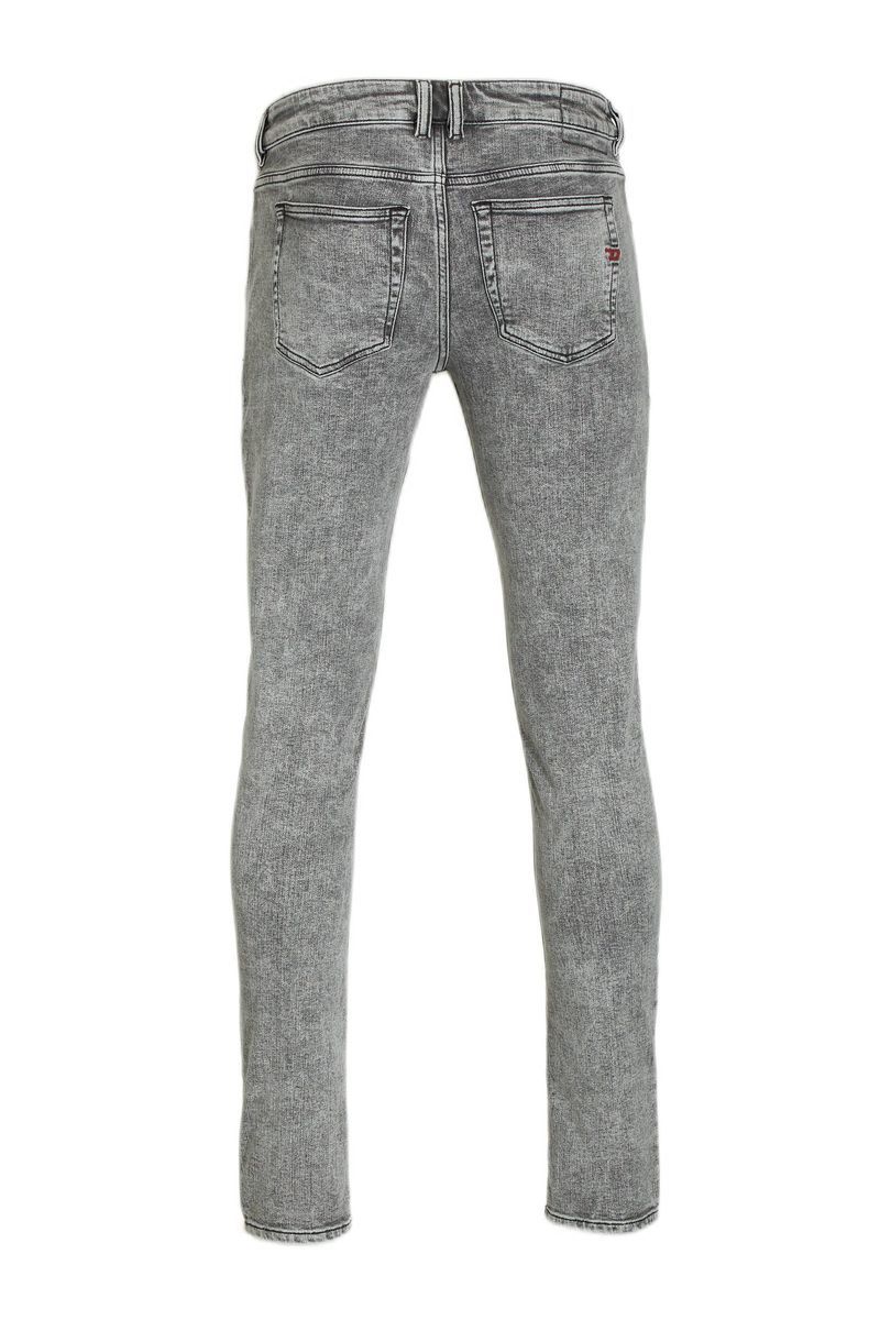 Herren Skinny Fit Graue Jeans