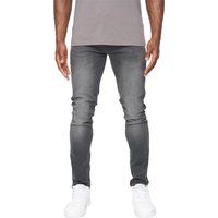 Herren Slim Fit Jeans Graue Waschung