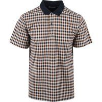 Gemustertes Piqué-Poloshirt mit Kragen