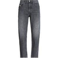 Graue Jeans mit schmal zulaufendem Bein