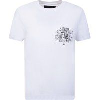 Weißes T-Shirt mit Grafikprint