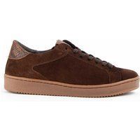 Wildleder-Sneakers mit niedrigem Schaft