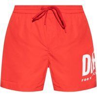 Rote Herren Badeshorts mit Logo