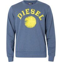 Sweatshirt mit Grafiklogo und Distressed-Effekt