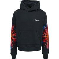 Baumwoll-Hoodie mit Batikärmeln