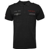 Top Gun Poloshirt mit Stickereien