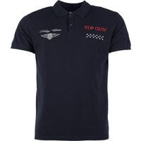 Top Gun Poloshirt mit Stickerei