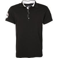 Top Gun Poloshirt mit Stickerei-Patches