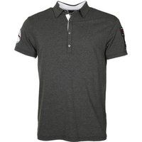 Top Gun Poloshirt mit Stickerei-Patches