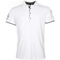 Top Gun Poloshirt mit Stickerei-Patches