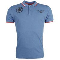 Polo-Shirt mit U.S. Army-Grafikprint