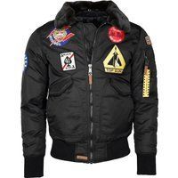 Bestickte Top Gun Bomberjacke