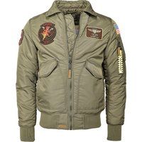 Top Gun Bomberjacke mit Aufnähern