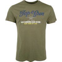 Olivgrünes Top Gun T-Shirt