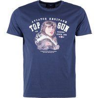 Top Gun Aviator Heritage Grafik T-Shirt