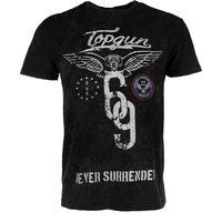 Top Gun T-Shirt mit Vintage-Grafik