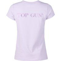 Baumwoll T-Shirt mit gesticktem Logo