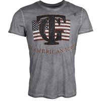 T-Shirt mit Amerikanischem Icon Grafikdruck
