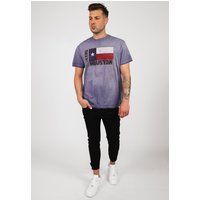 T-Shirt mit Distressed Texas Houston-Grafik