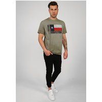 T-Shirt mit Distressed Texas Houston-Grafik