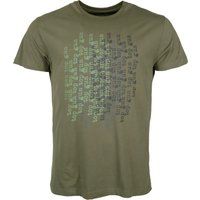 Olivgrünes Top Gun Aufdruck T-Shirt