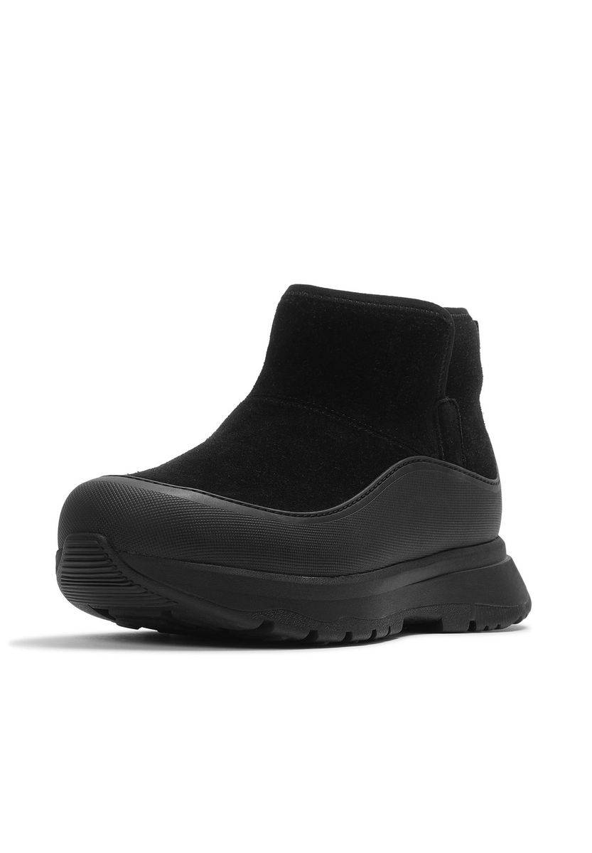 Wasserabweisende schwarze Stiefeletten-Schneestiefel