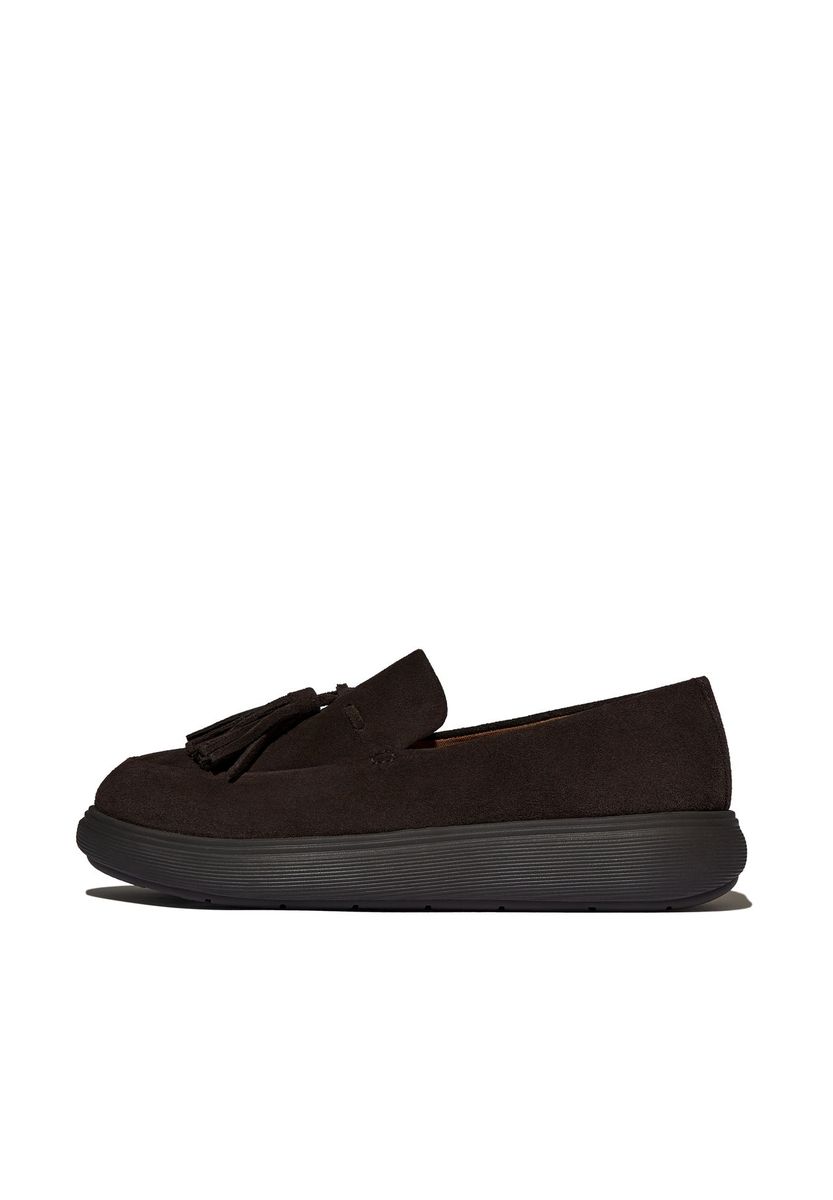 Damen Wildleder Quasten Slipper