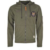 Top Gun Logo Kapuzenjacke mit Reißverschluss