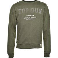 Herren Rundhals-Pullover mit Grafikprint