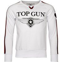 Weißes Top Gun Logo Sweatshirt